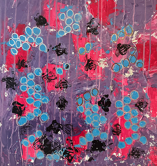 A painting of a bunch of grapes  AI-generated content may be incorrect.