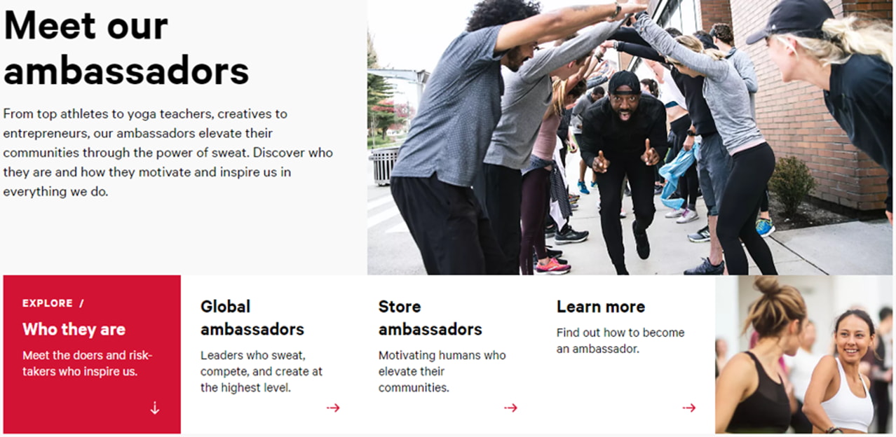 Lululemon, Meet our ambassadors Lululemon, Meet our ambassadors