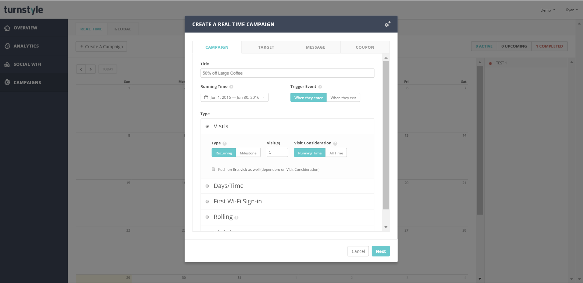 platform previewing real-time interactive responses for users